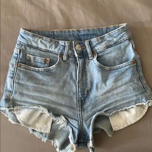 H&M Divided high waisted cut off shorts.
